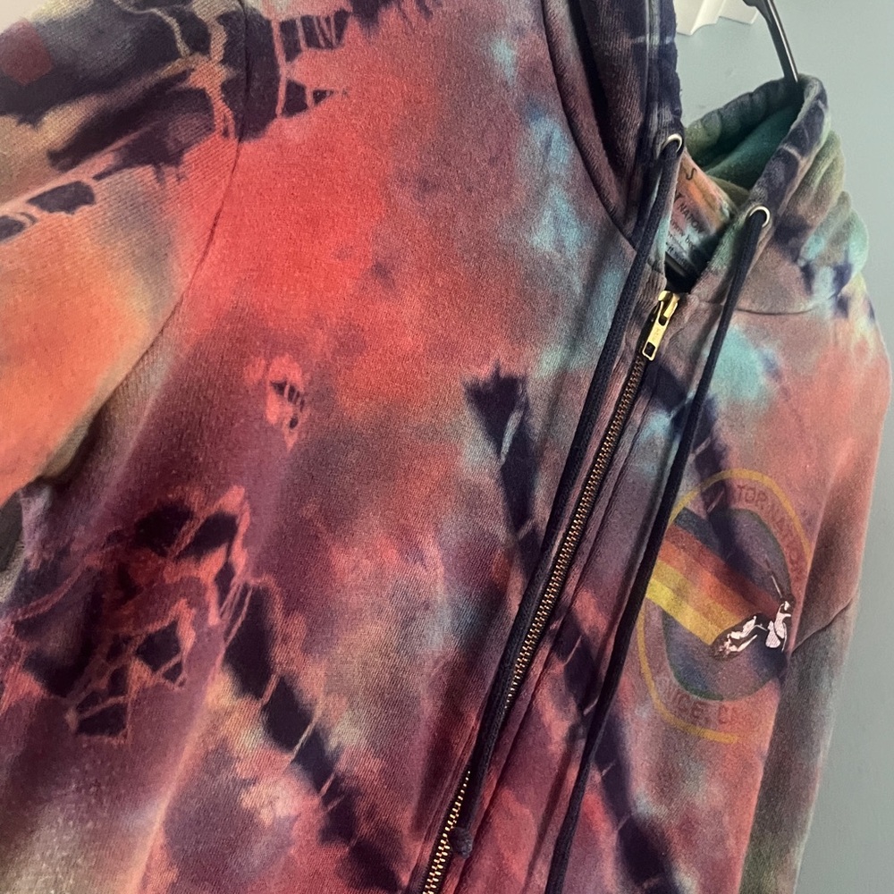 Aviator Nation Rare Deadstock Tie Dye Zip Up Hoodie -HTF - Picture 12 of 17